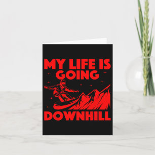 Cool Snowboarding Art For Men Women Snowboard Snow Card