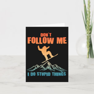 Cool Snowboarding Art For Men Women Snowboard Snow Card