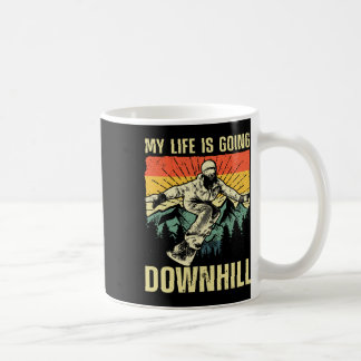 Cool Snowboarding Art For Men Women Snowboard Snow Coffee Mug