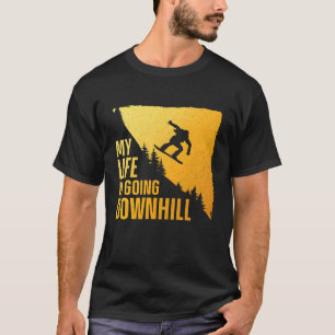 Cool Snowboarding Art for Men Women Snowboard Snow T-Shirt