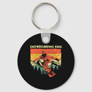 Cool Snowboarding Design For Men Boys Snowboard Sn Key Ring
