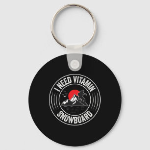Cool Snowboarding Design For Men Women Snowboard S Key Ring