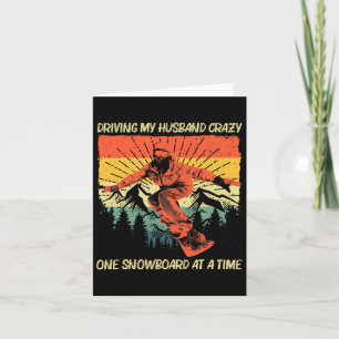Cool Snowboarding Design For Women Mum Snowboard S Card