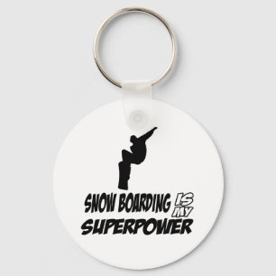 Cool Snowboarding designs Key Ring