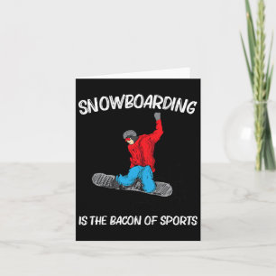 Cool Snowboarding For Men Women Snowboard Snow Win Card