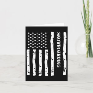 Cool Snowboarding Things Stuff Accessories Usa Fla Card