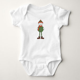 Cool Snowman Baby Bodysuit