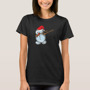 Cool Snowman Dab Dabbing Dancing Christmas Xmas Pa T-Shirt