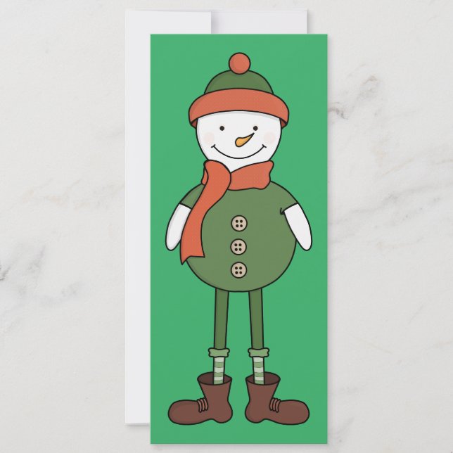 Cool Snowman Invitation (Front)