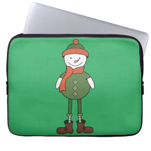 Cool Snowman Laptop Sleeve