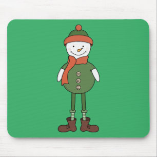 Cool Snowman Mouse Mat