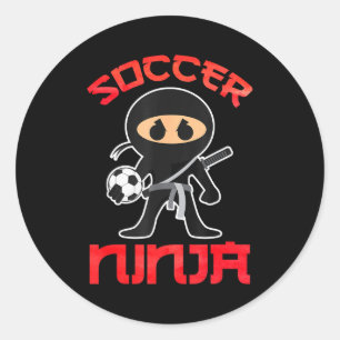 Cool Soccer Art For Men Boys Kid Soccer Lovers Soc Classic Round Sticker