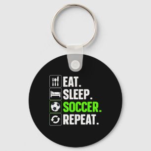 Cool Soccer Art For Men Women Kids Team Sport Socc Key Ring