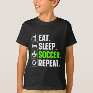 Cool Soccer Art For Men Women Kids Team Sport Socc T-Shirt
