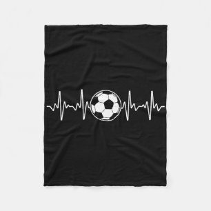 Cool Soccer Art For Men Women Soccer Lover Goalie Fleece Blanket