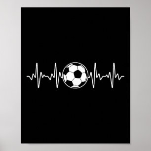 Cool Soccer Art For Men Women Soccer Lover Goalie Poster