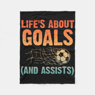 Cool Soccer Art For Men Women Soccer Lovers Soccer Fleece Blanket