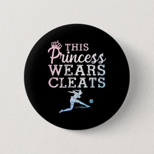 Cool Soccer Art For Women Teen Girls Goalie Soccer 6 Cm Round Badge