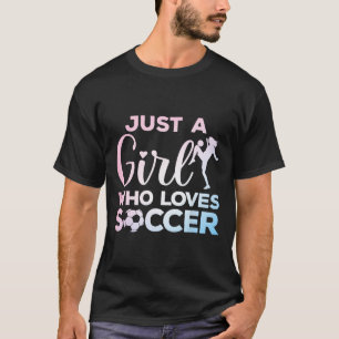Cool Soccer Art For Women Teen Girls Goalie Soccer T-Shirt