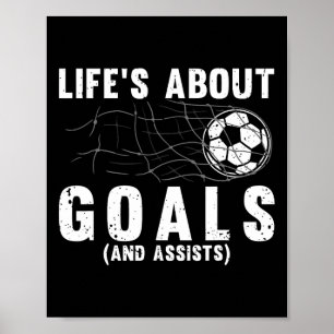 Cool Soccer For Men Women Soccer Lovers Player Foo Poster