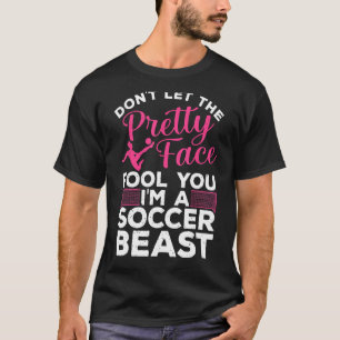 Cool Soccer For Women Teen Girls Soccer Lover Play T-Shirt