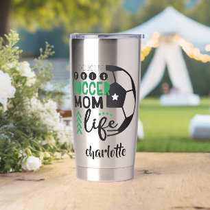 Cool Soccer Mum Life Personalised Mother's Day Insulated Tumbler