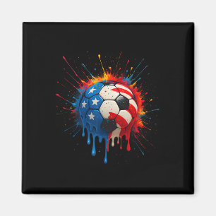 Cool Soccer Player Drip Sport For Boys Men Girls W Magnet