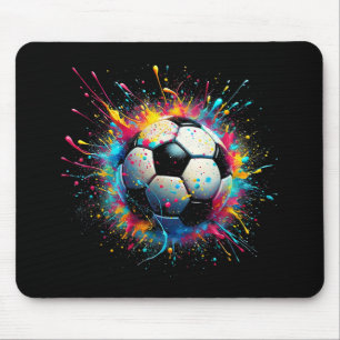 Cool Soccer Player Sport For Boys Men Girls Women Mouse Mat