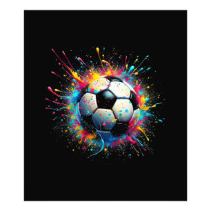 Cool Soccer Player Sport For Boys Men Girls Women Photo Print
