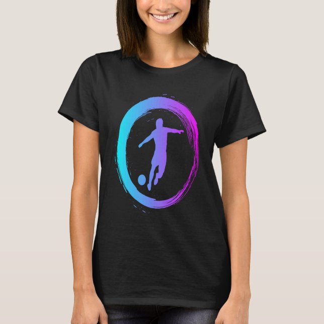 Cool soccer sports and hobby  1 T-Shirt (Front)