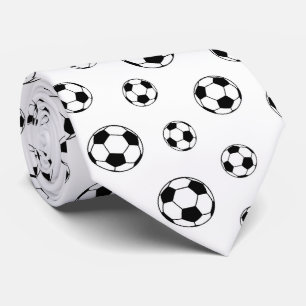 cool Soccer sports ball tiled Tie