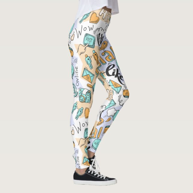 Cool Social Media leggings (Right)