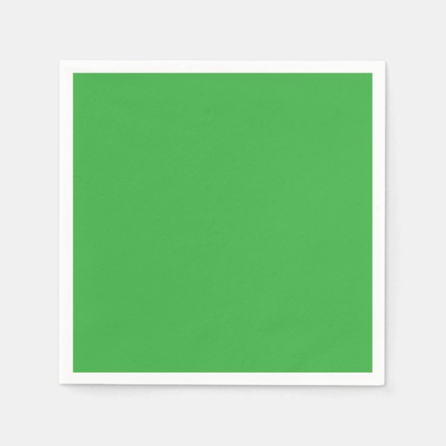 COOL SOLID GREEN NAPKIN (Front)