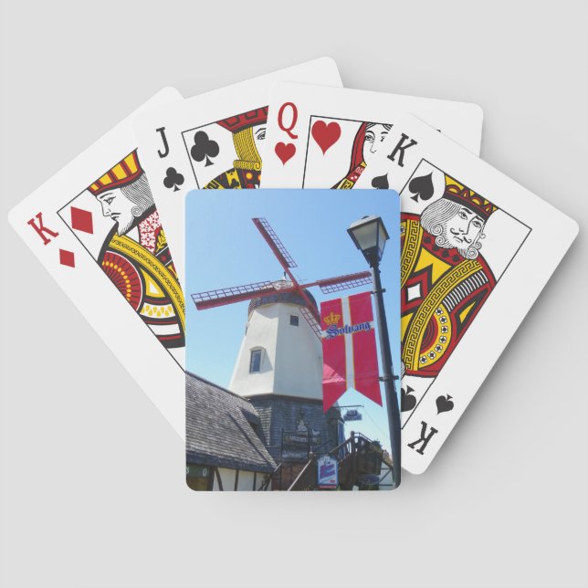 Cool Solvang Playing Cards! Cards (Back)