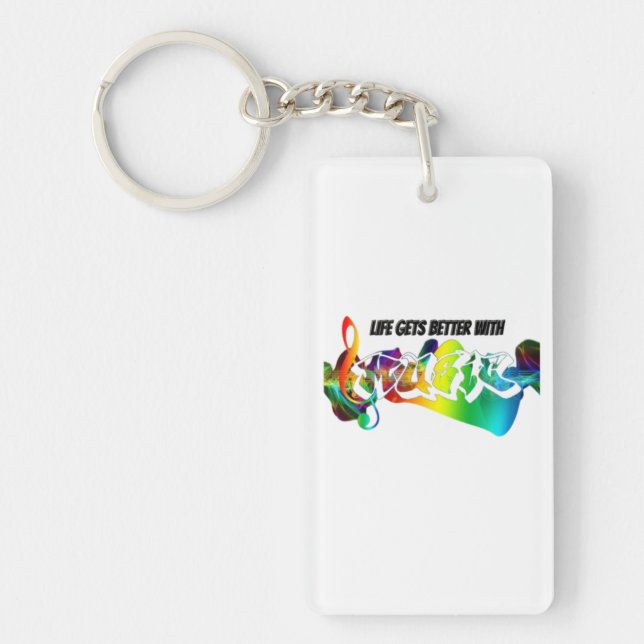 Cool  Songs to Jam To Key Ring (Front)