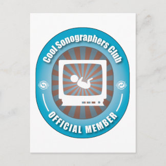Cool Sonographers Club Postcard
