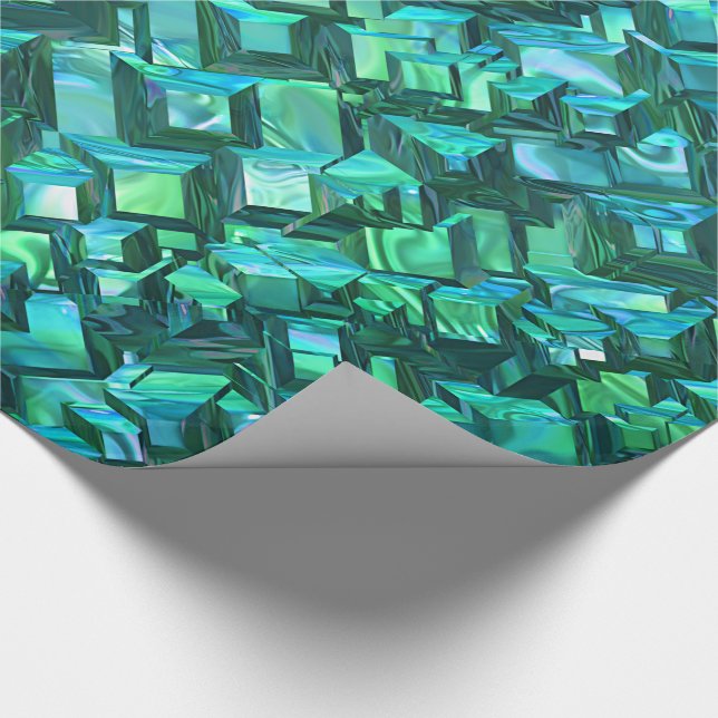 Cool South Vienna Tumbling Elegant ChristmasS Wrapping Paper (Corner)