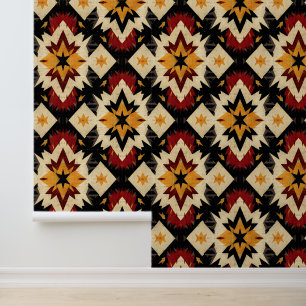 Cool Southwestern tiled pattern Wallpaper