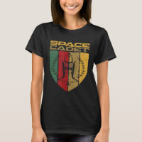 Cool Space Cadet Badge Emblems Rocket