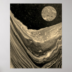 Cool space poster, sci-fi poster