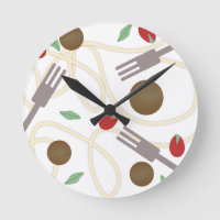 Cool Spagetti and Meatballs Foodie Pattern