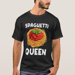 Cool Spaghetti Art For Women Girls Italian Food Pa T-Shirt