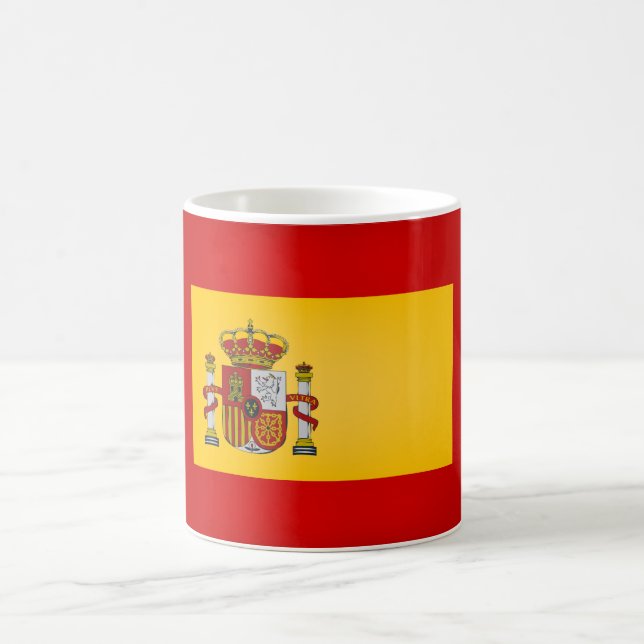 Cool Spain Flag Coffee Mug (Center)