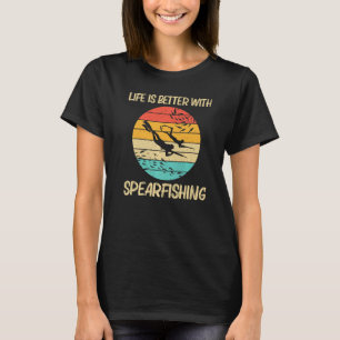 Cool Spearfishing For Men Women Ocean Diving Spear T-Shirt
