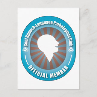 Cool Speech-Language Pathologists Club Postcard