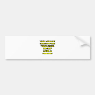 Cool Speech Teacher Is NOT an Oxymoron Bumper Sticker