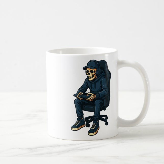 Cool Spooky Video Game Costume  Coffee Mug (Right)