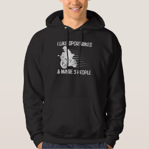 Cool Sportbike For Men Women Professional Motorcyc Hoodie