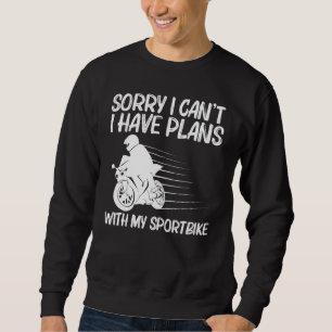Cool Sportbike For Men Women Professional Motorcyc Sweatshirt