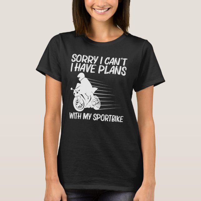 Cool Sportbike For Men Women Professional Motorcyc T-Shirt (Front)